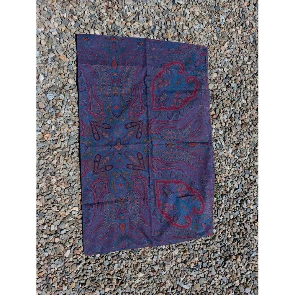 Vintage Ralph Lauren Retro Paisley Colored Standard Pillowcase Cotton RN 14927